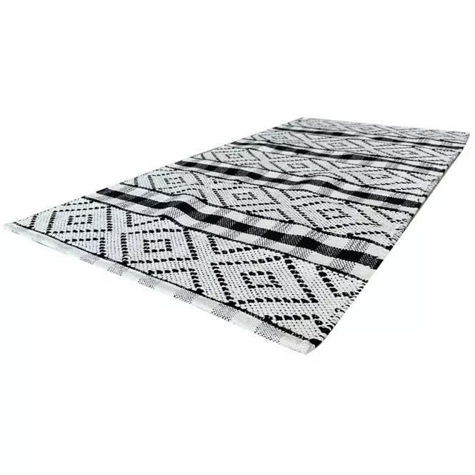 Pamut szőnyeg Chindi 0.6/1.2 Cr-1291 fekete