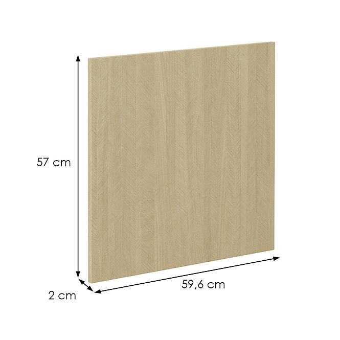 Mosogatógép ajtaja SCANDI fenyő/antracit 570x596,2