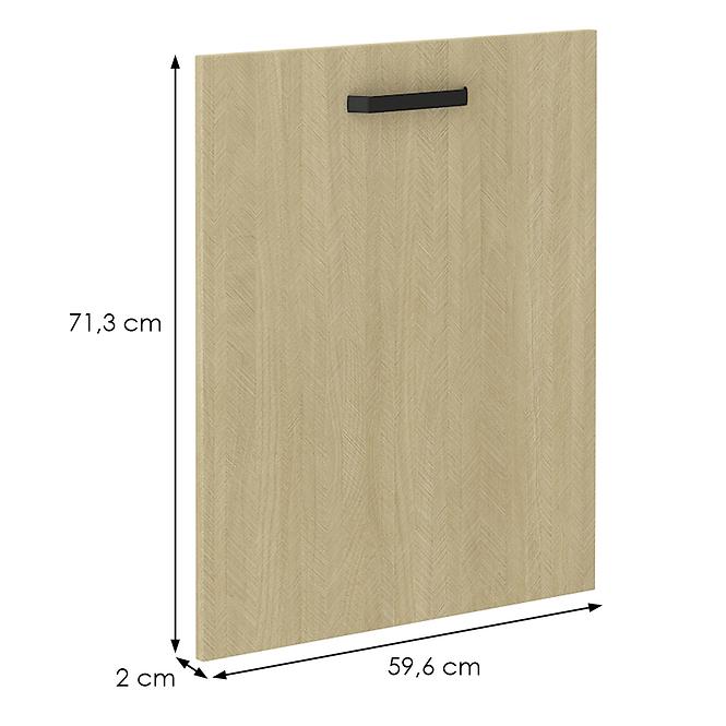 Mosogatógép ajtaja SCANDI fenyő/antracit 713x596,2