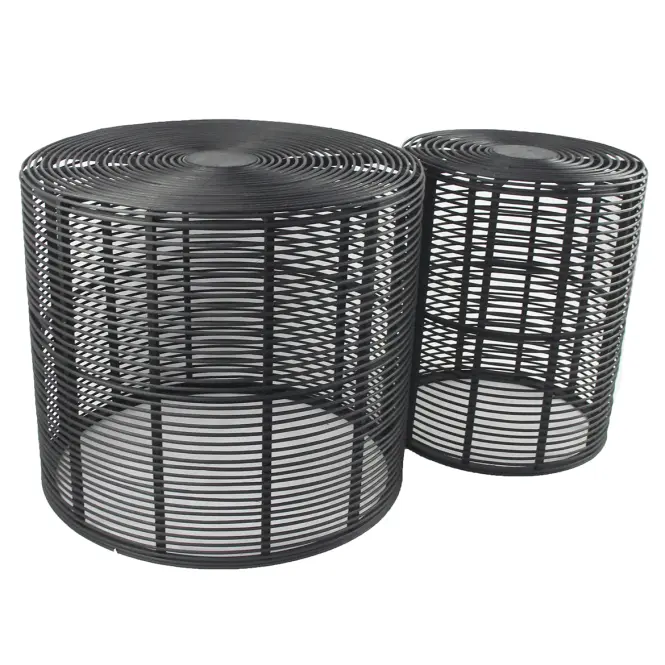 Padkészlet BULAN RATTAN 60 fekete