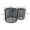 Padkészlet BULAN RATTAN 60 fekete,2
