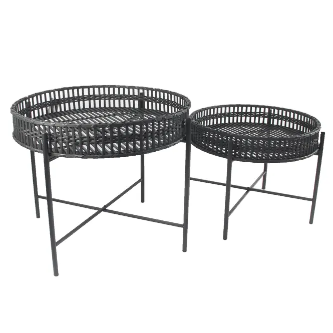 Padkészlet BOHO BAMBOO 60 fekete