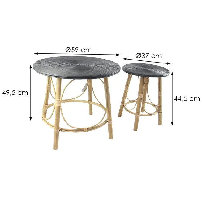 Padkészlet TAMAN RATTAN 59