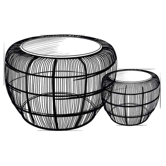 Padkészlet BALI BAMBOO 76
