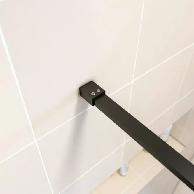 Zuhanyfal Walk-In Tiz 120x195 black