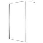 Zuhanyfal Walk-In Tiz 120x195 króm