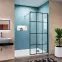 Zuhanyfal Walk-In Metro 100x195 black,6
