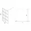 Zuhanyfal Walk-In Metro 120x195 black,3