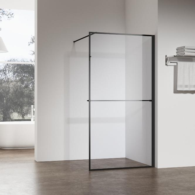 Zuhanyfal Walk-In Rest 120x195 black