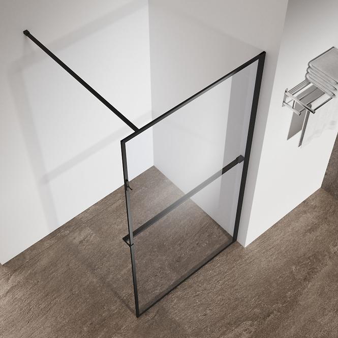 Zuhanyfal Walk-In Rest 120x195 black