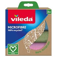 Szövet VILEDA MIKROFIBRA 100% RECYCLED 3 SZT.