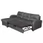 Sarokgarnitúra szett Tilo REC/BK-2F Matt Velvet 97 L,4