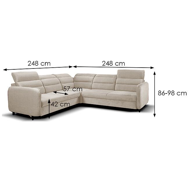 Sarokgarnitúra szett Samos I Vogue 01 P,4