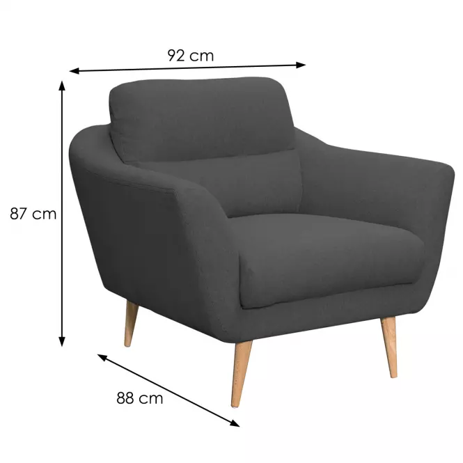 Fotel Tromso 1 Magic Velvet 2241