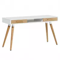 Fésülködő asztal 9612 120x45x75 természetes/fehér