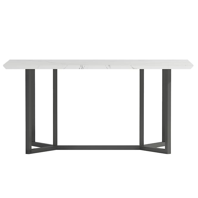 Asztal Marmaris 2203 160X90X75 márvány/fekete