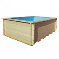 Fából készült medence 3x2 m