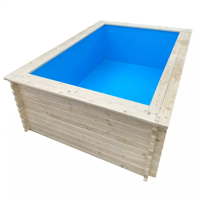 Fából készült medence 3x2 m