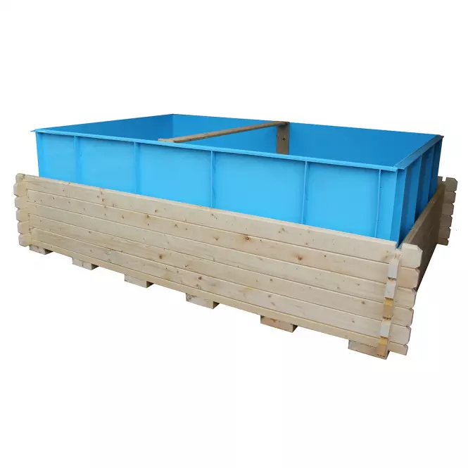 Fából készült medence 3x2 m