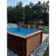 Fából készült medence 3x2 m,5