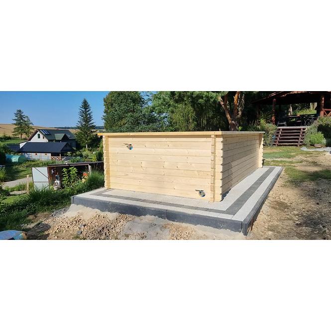 Fából készült medencék 4x2 m,2