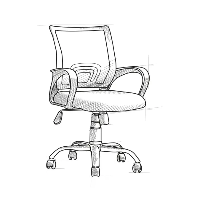 Irodai szék Cyrus C104 black/chrom,2