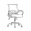 Irodai szék Cyrus C104 black/chrom,2