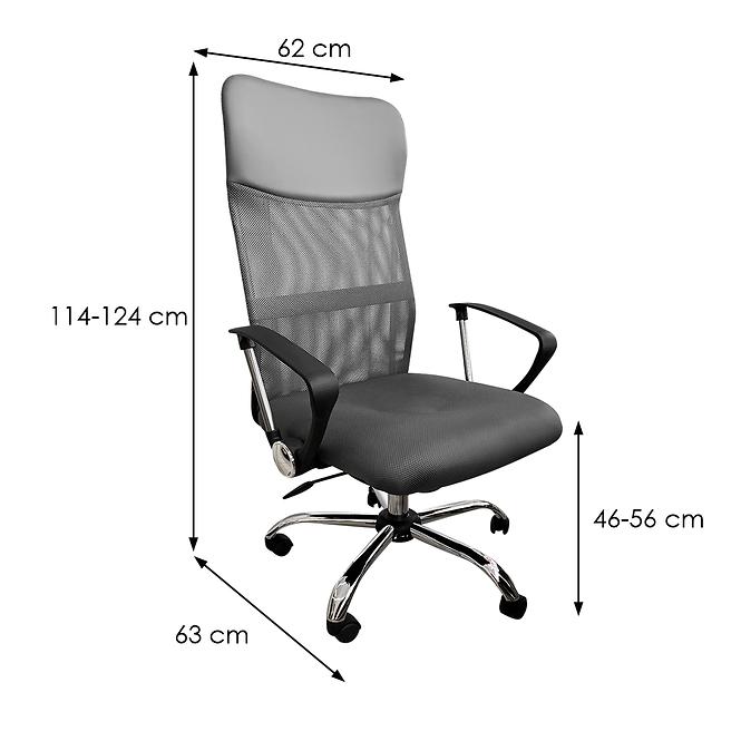 Irodai szék Kaitos 2501 grey/chrome