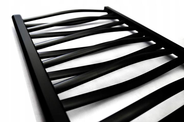 Fürdőszoba radiátor Łezka 3D Ł3D 22/50 fekete,2