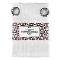 Függöny karikán ARIA poliészter fehér140x260 Merkury Home