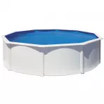 Acél medence kerek fehér FIDJI 4.6X1.2M KIT460ECO GRE