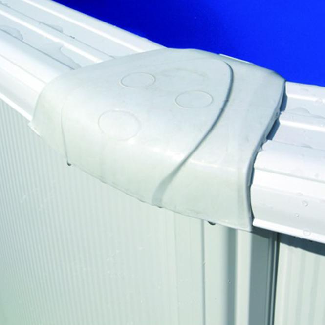 Acél medence kerek fehér FIDJI 4.6X1.2M KIT460ECO GRE,6