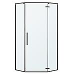 Zuhanykabin ötszögletű Lambda 90x90x195 black