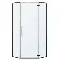 Zuhanykabin ötszögletű Lambda 90x90x195 black