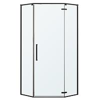 Zuhanykabin ötszögletű Lambda 90x90x195 black