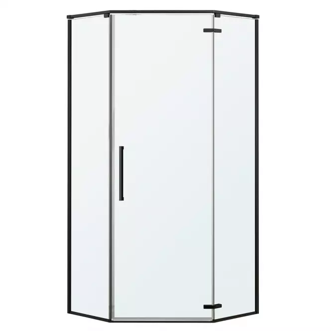 Zuhanykabin ötszögletű Lambda 90x90x195 black