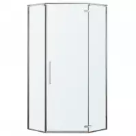 Zuhanykabin ötszögletű Lambda 90x90x195 króm