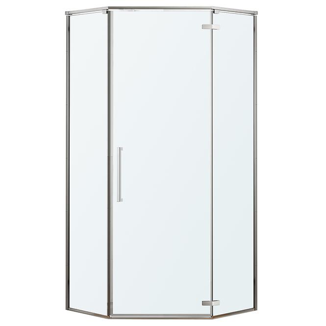 Zuhanykabin ötszögletű Lambda 90x90x195 króm