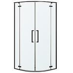 Zuhanykabin negyedkör Delta 90x90x195 black