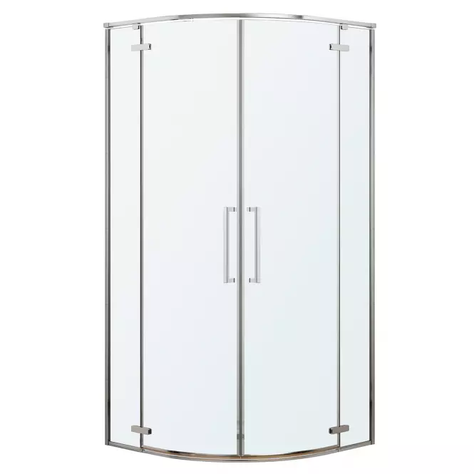 Zuhanykabin negyedkör Delta 90x90x195 króm