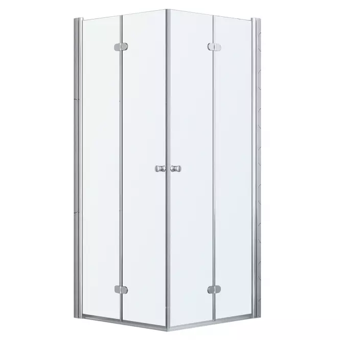 Zuhanykabin Zig 90x90x195 króm
