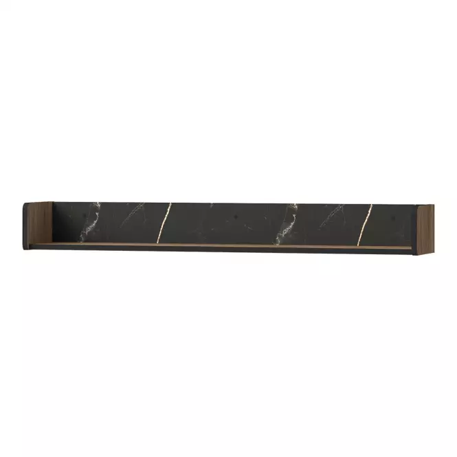 Polc Prestigio P15 War Walnut/San Seb/Black Matt