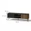 TV szekrény Prestigo P7 2d War Walnut/San Seb/Black Matt,2