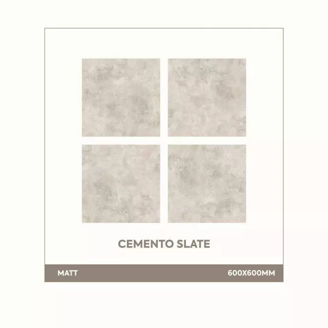 Csempe Gres Cemento Slate Mat Rekt. 60/60,6