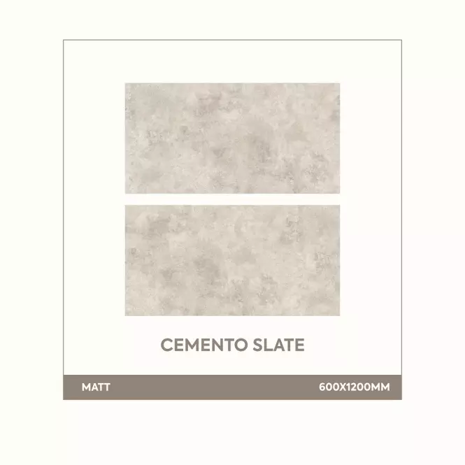 Csempe Gres Cemento Slate Mat Rekt. 60/60