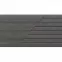 Kompozit teraszburkolat szálcsiszolt Bergdeck fekete 2400x150x25mm,2