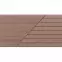 Kompozit teraszburkolat szálcsiszolt Bergdeck gesztenye 2400x150x25mm,2