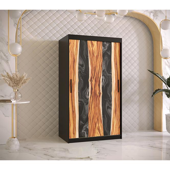 Szekrény Resin I 100 fekete