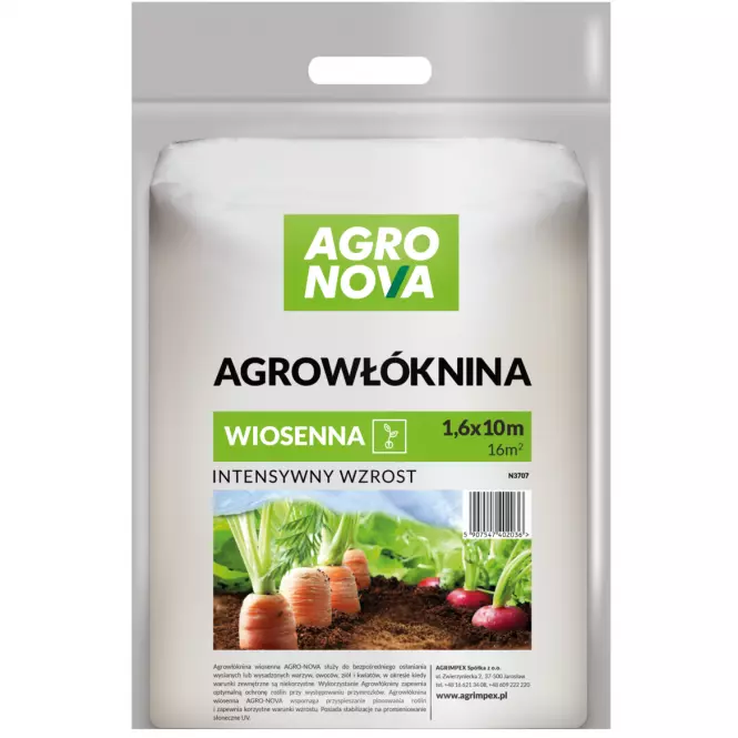 Tavaszi agrotextília Agro-nova 1,6x10 m