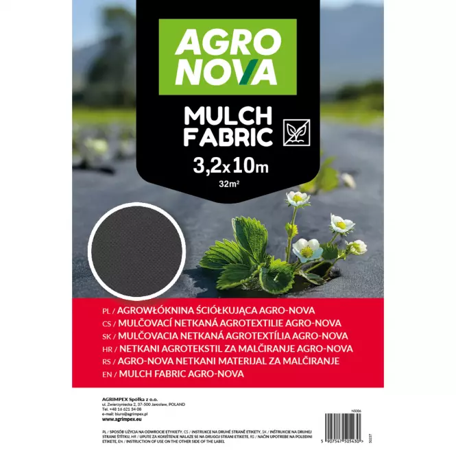 Agrotextília növények mulcsozására hobby Agro-nova 3,2x10 m